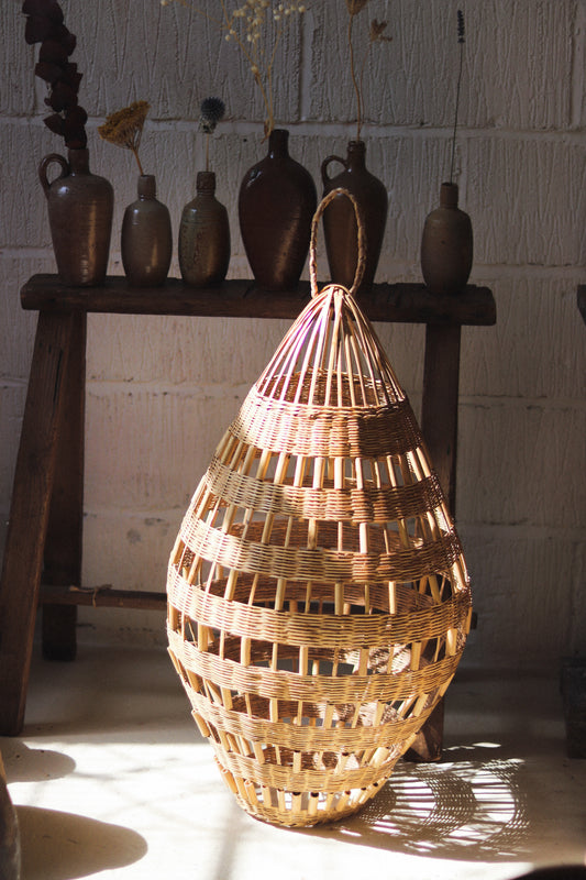 Atlas Pendant | Hand-Woven Rattan Light Shade