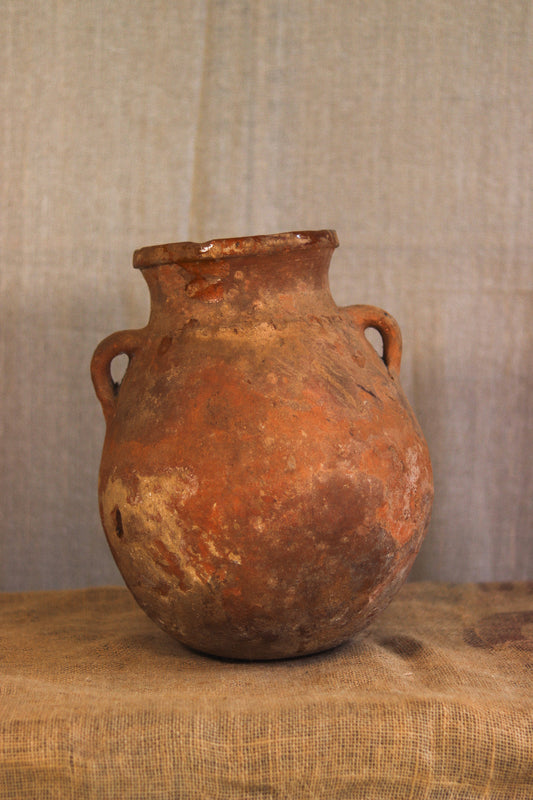Antique Berber Braided Pot | No. 4
