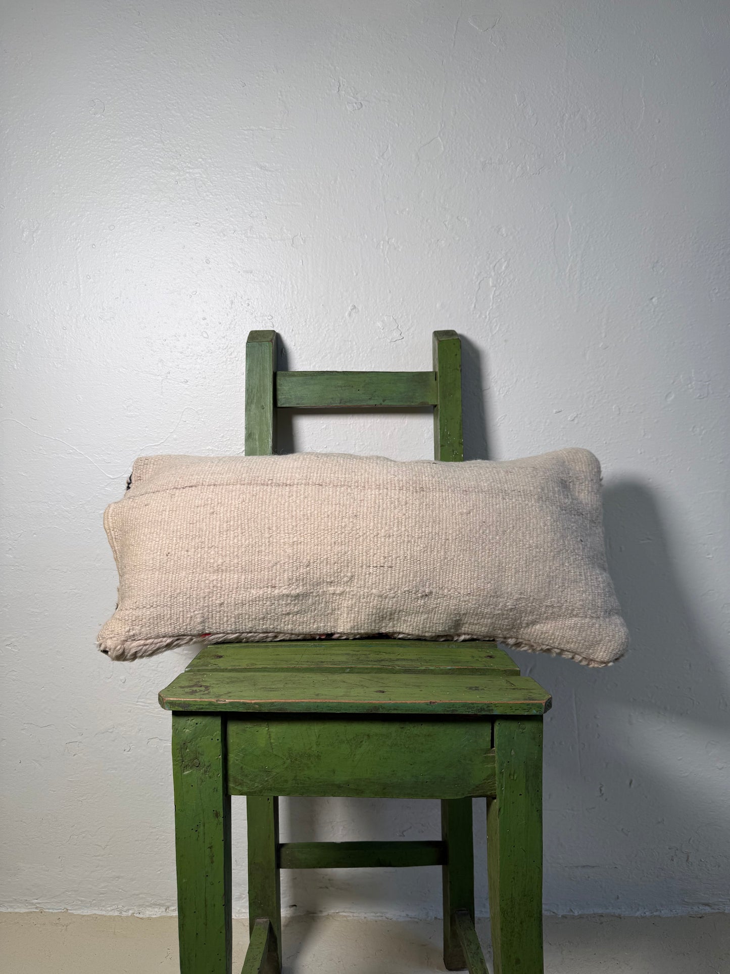 Small Hand-Woven Pile Cushion Cover | Diamond Lumbar