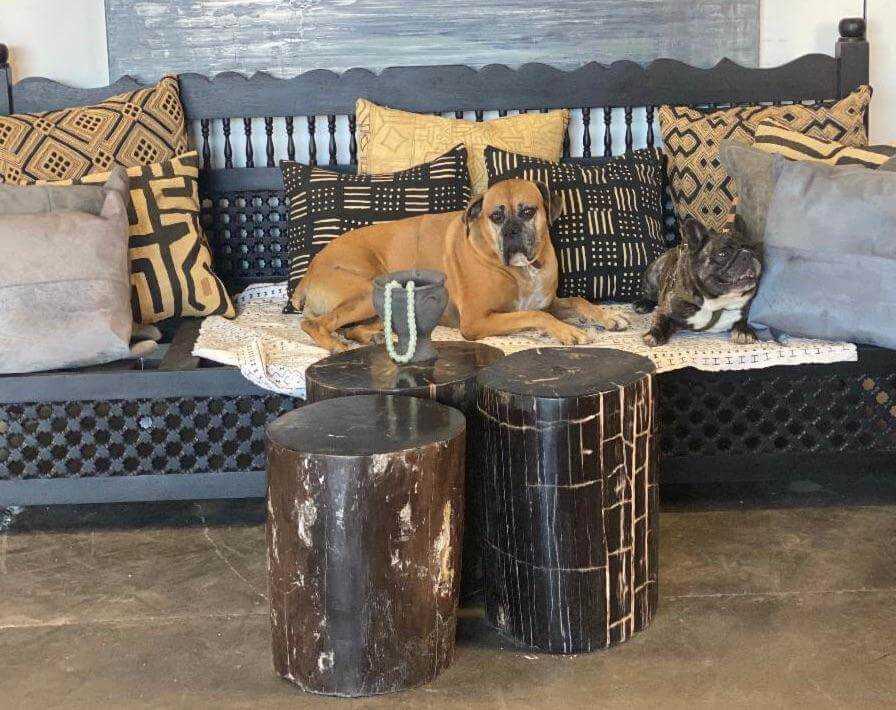 Petrified End Tables