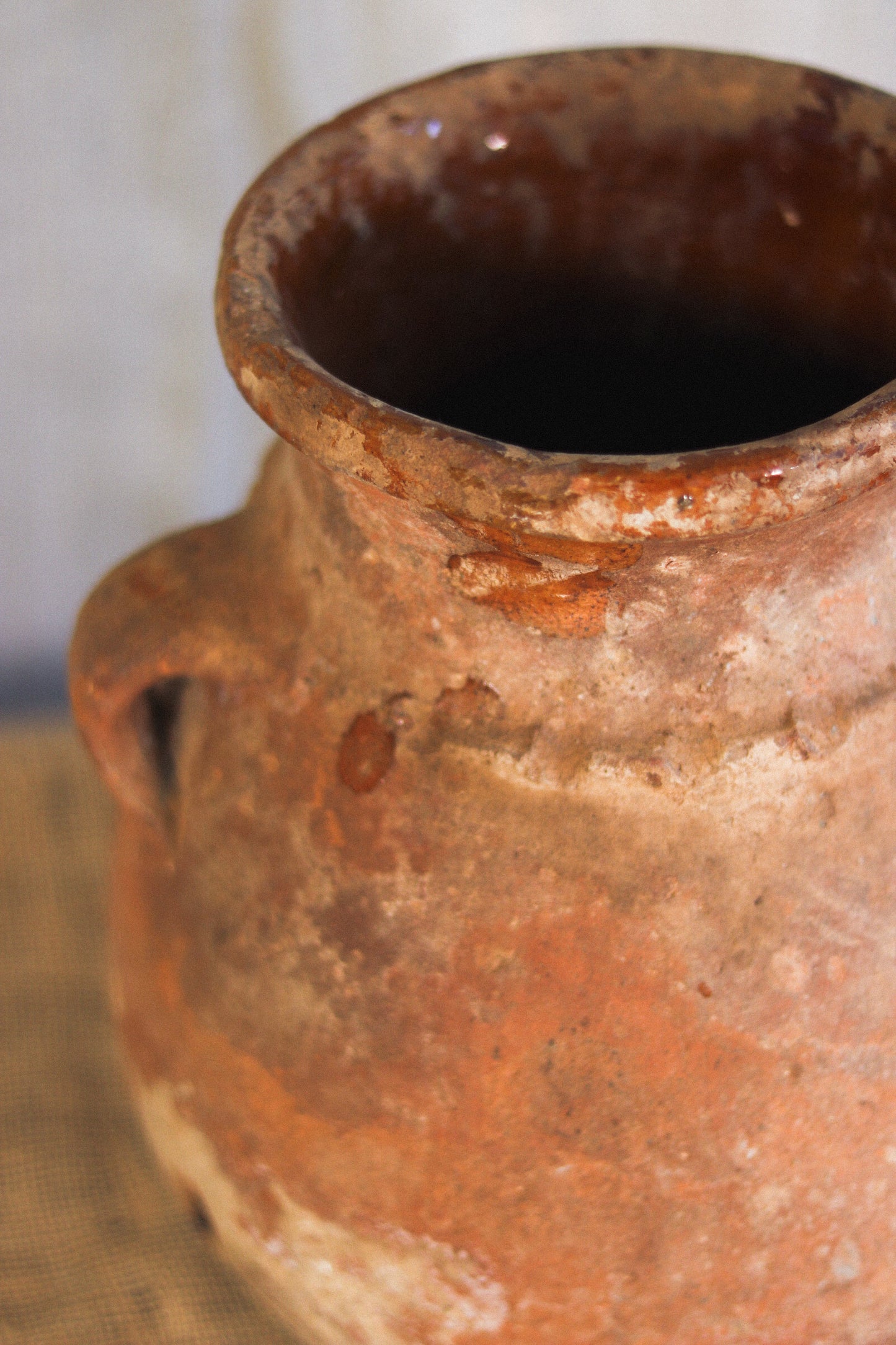 Antique Berber Braided Pot | No. 4