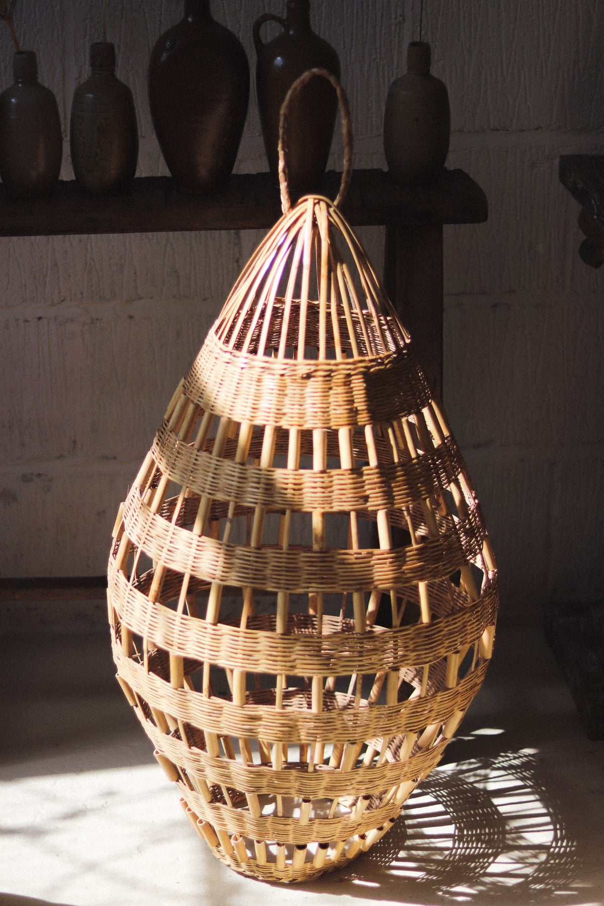 Atlas Pendant | Hand-Woven Rattan Light Shade