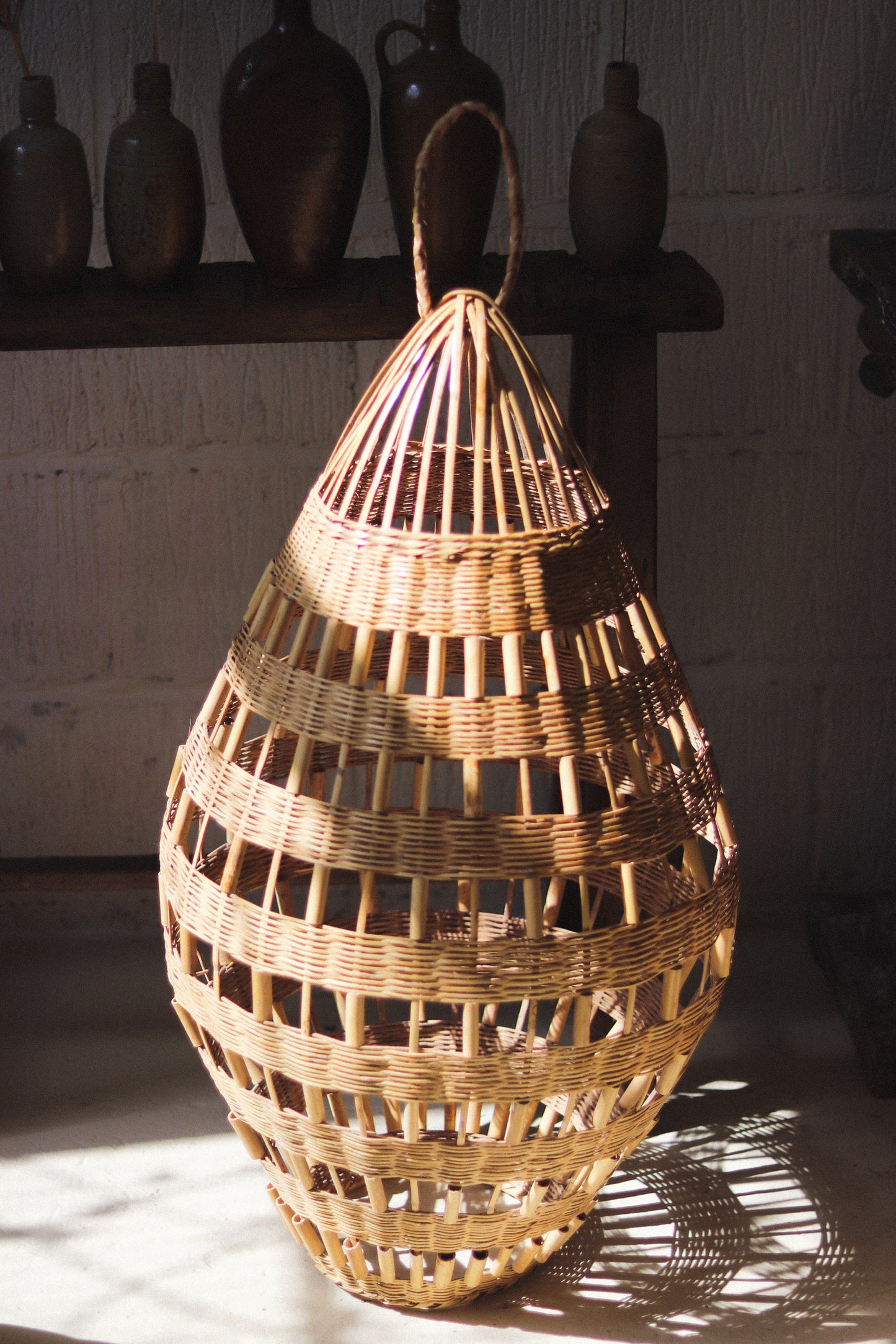 Atlas Pendant | Hand-Woven Rattan Light Shade