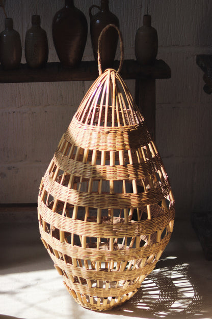 Atlas Pendant | Hand-Woven Rattan Light Shade