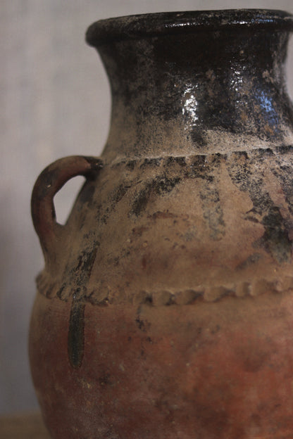 Antique Berber Braided Pot | No. 1