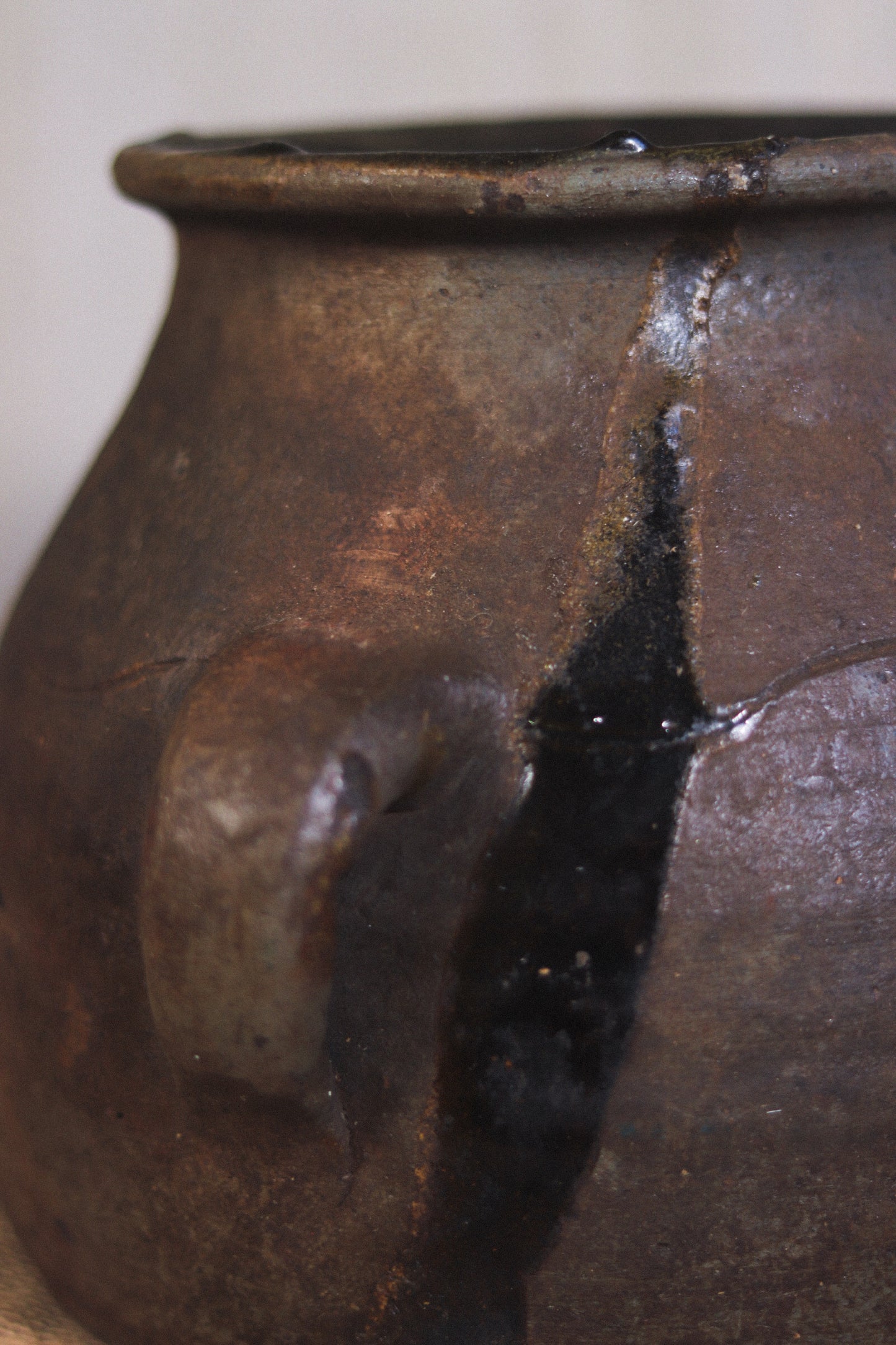 Medium Berber Terracotta Oil Pot