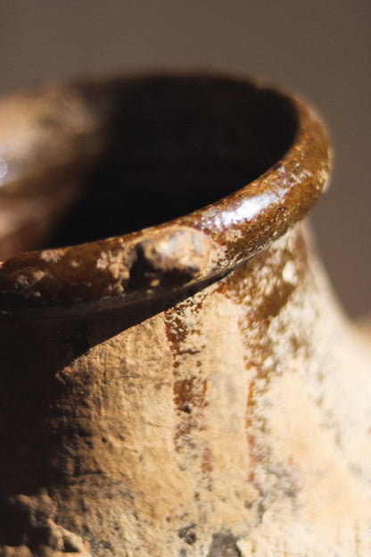 Antique Berber Braided Pot | No. 3