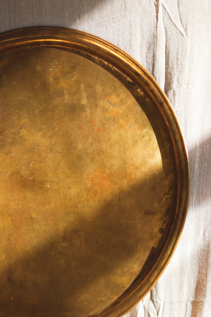 Large Moroccan Brass Tray | Hazaz Frères