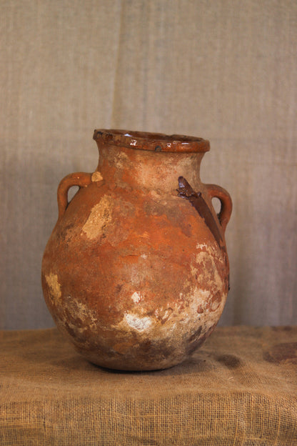 Antique Berber Braided Pot | No. 4
