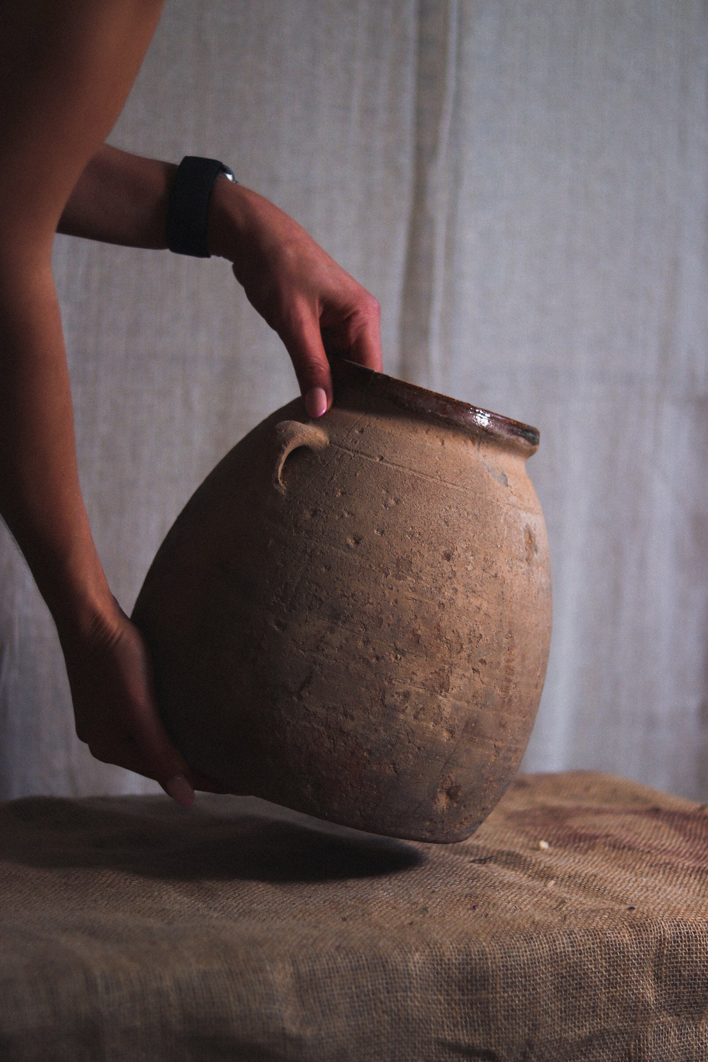 Large Berber Terracotta Oil Pot | No. 16
