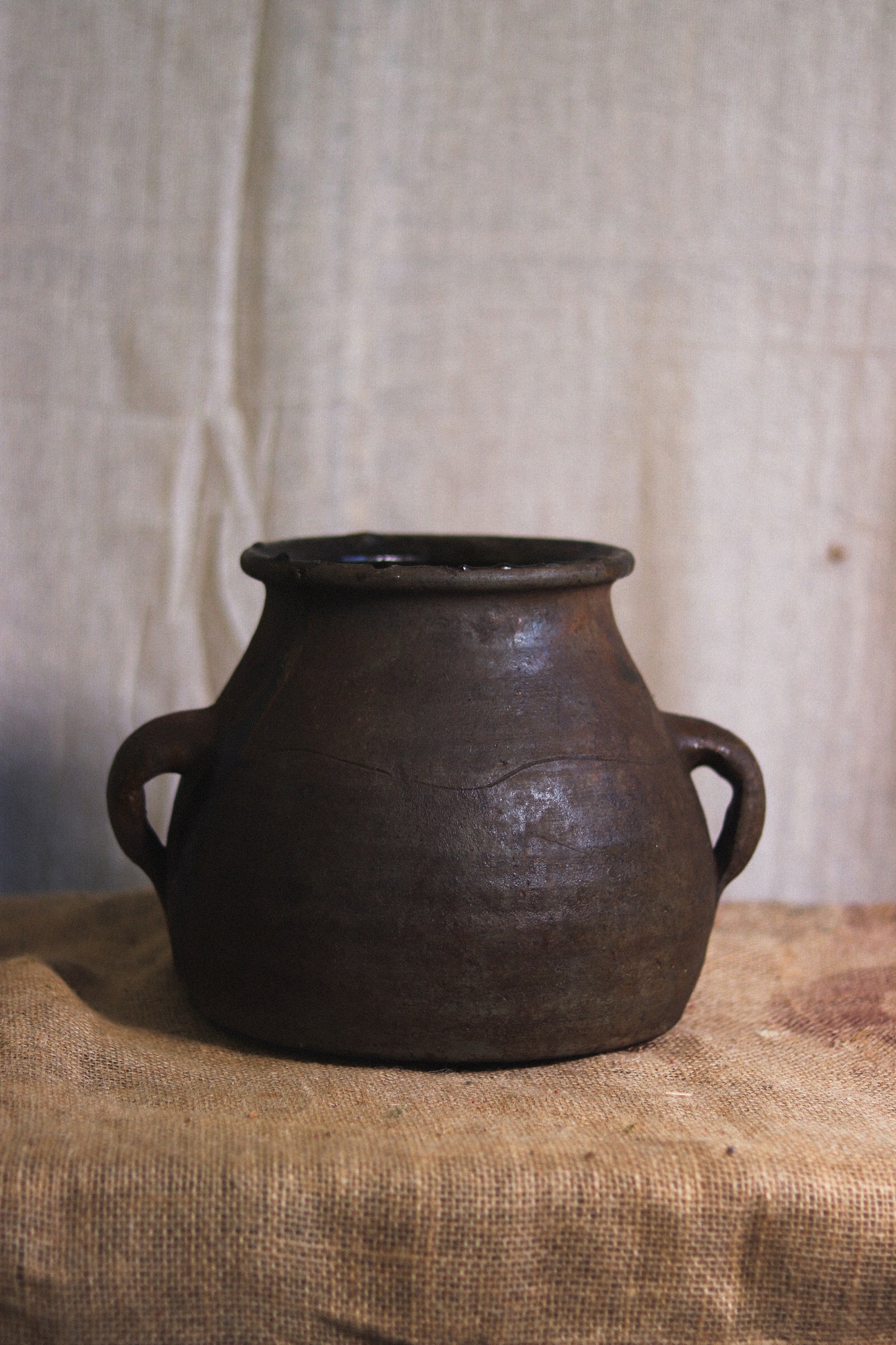 Medium Berber Terracotta Oil Pot