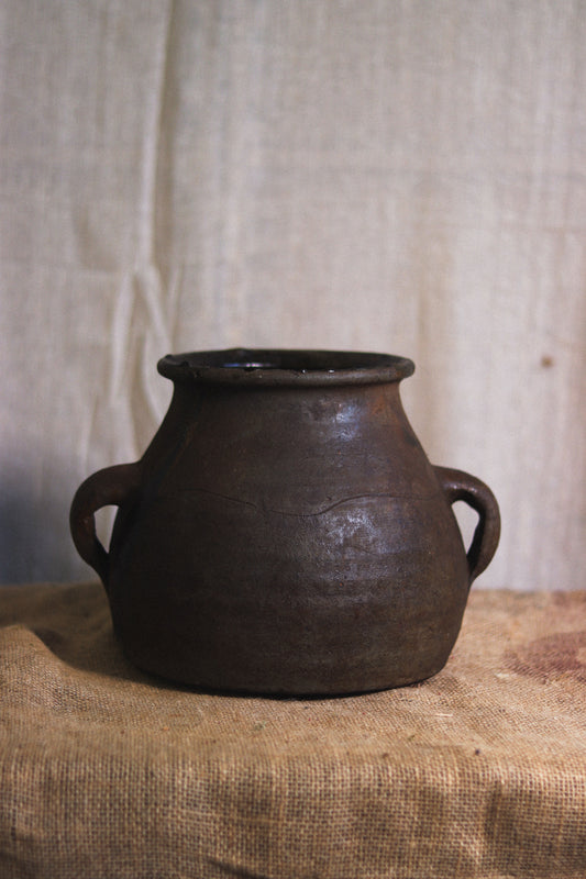 Medium Berber Terracotta Oil Pot