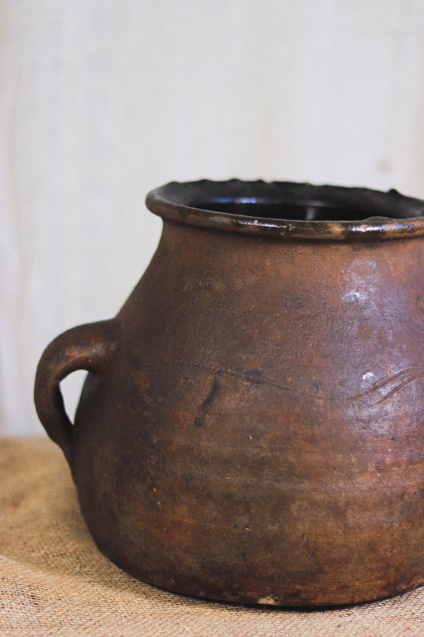 Medium Berber Terracotta Oil Pot