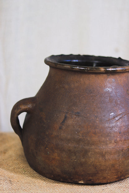 Medium Berber Terracotta Oil Pot