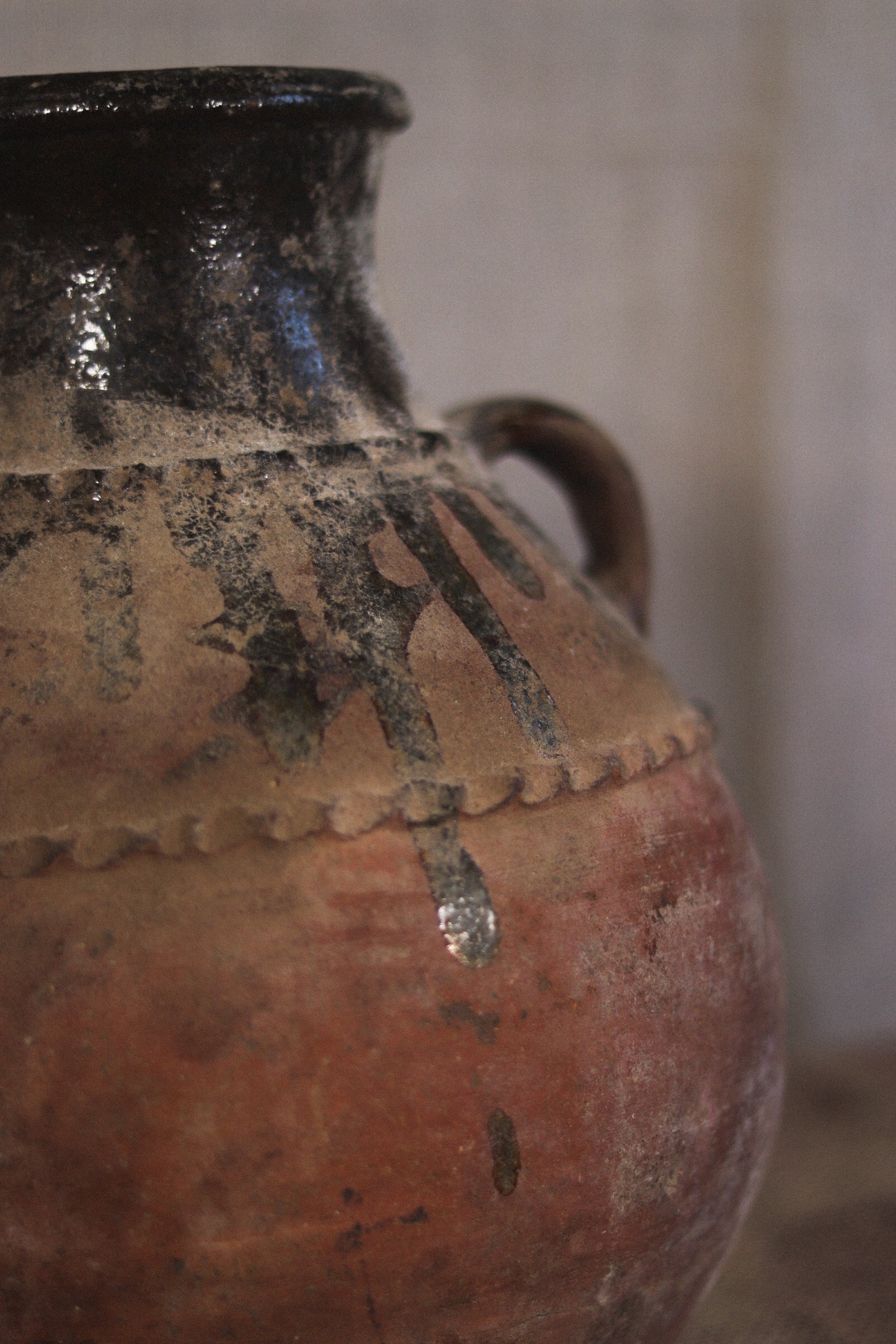Antique Berber Braided Pot | No. 1