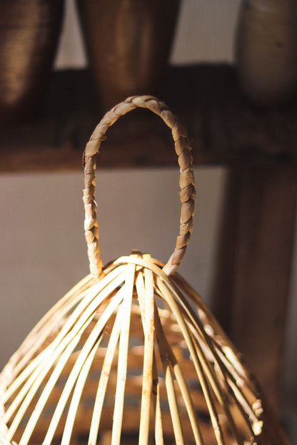 Atlas Pendant | Hand-Woven Rattan Light Shade