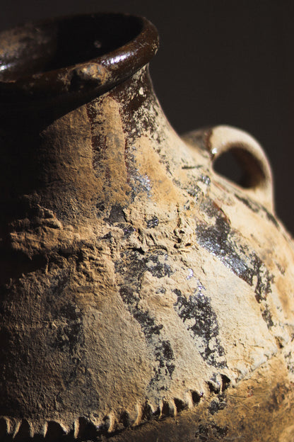 Antique Berber Braided Pot | No. 3
