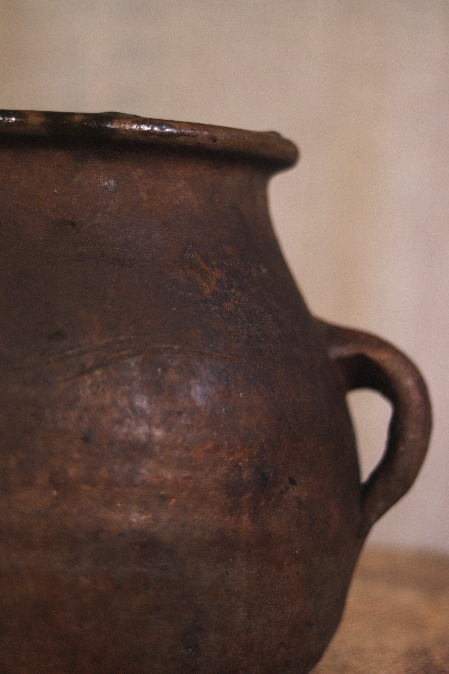 Medium Berber Terracotta Oil Pot