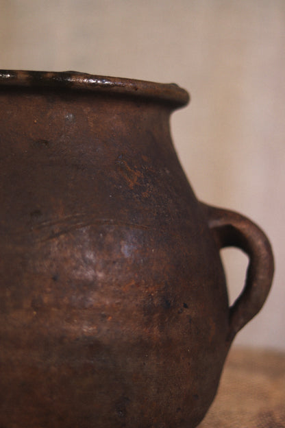 Medium Berber Terracotta Oil Pot