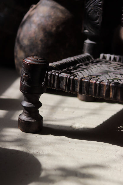 Near Pair of 19th Century Swat Valley Pidha Chairs