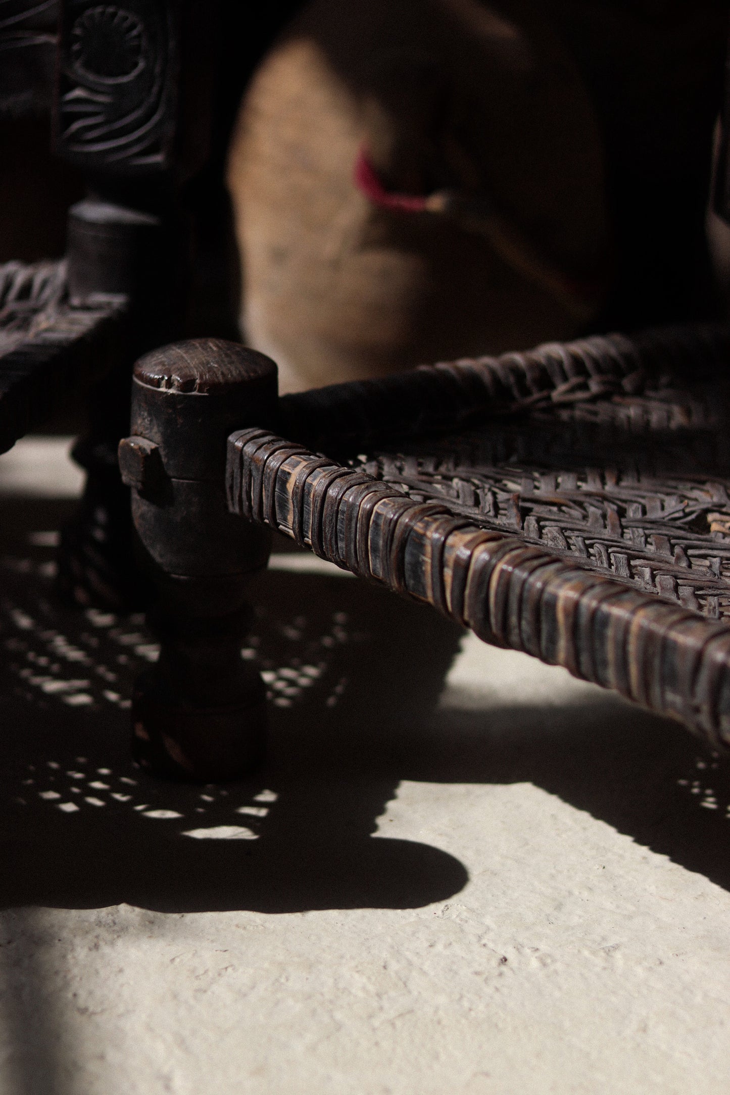 Near Pair of 19th Century Swat Valley Pidha Chairs