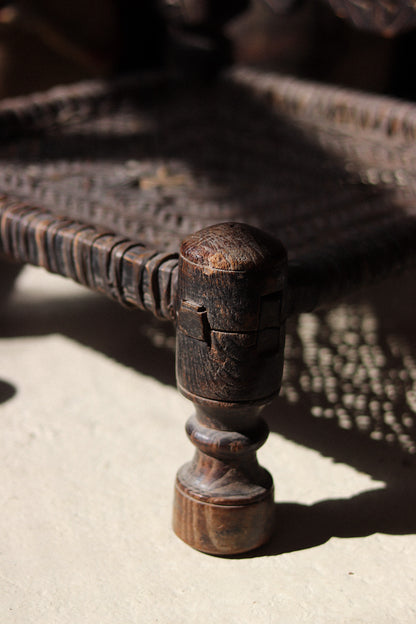 Near Pair of 19th Century Swat Valley Pidha Chairs