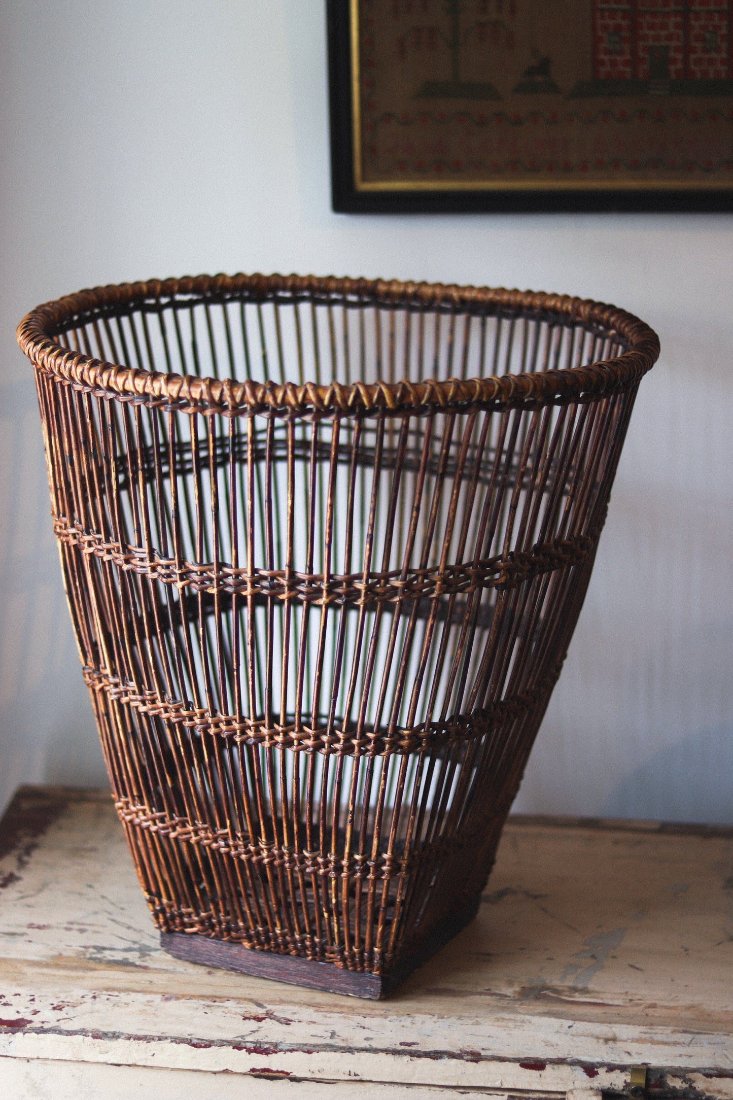 Vintage Indonesian Sumba Rice Basket