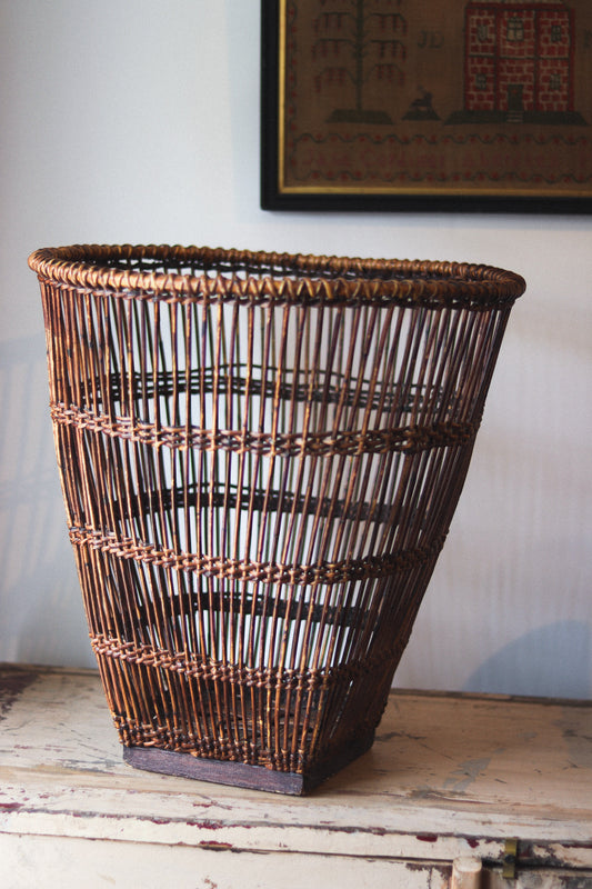 Vintage Indonesian Sumba Rice Basket