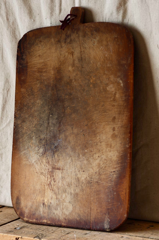 Large Antique Wooden Bread Board