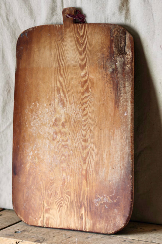 Large Antique Wooden Bread Board