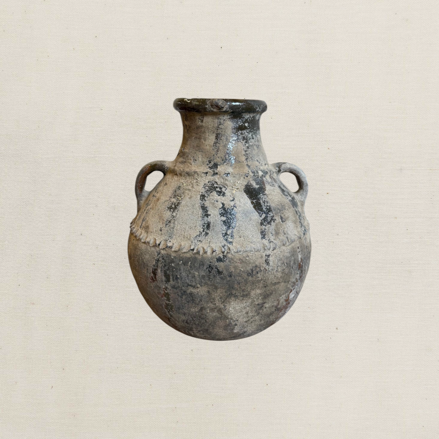 Antique Berber Braided Pot | No. 3