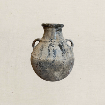 Antique Berber Braided Pot | No. 3