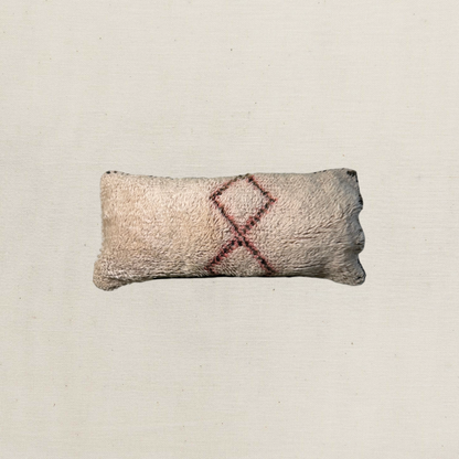 Small Hand-Woven Pile Cushion Cover | Diamond Lumbar