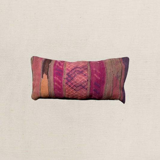 Medium Hand-Woven Hanbel Cushion Cover | Rose Diamond No. 1