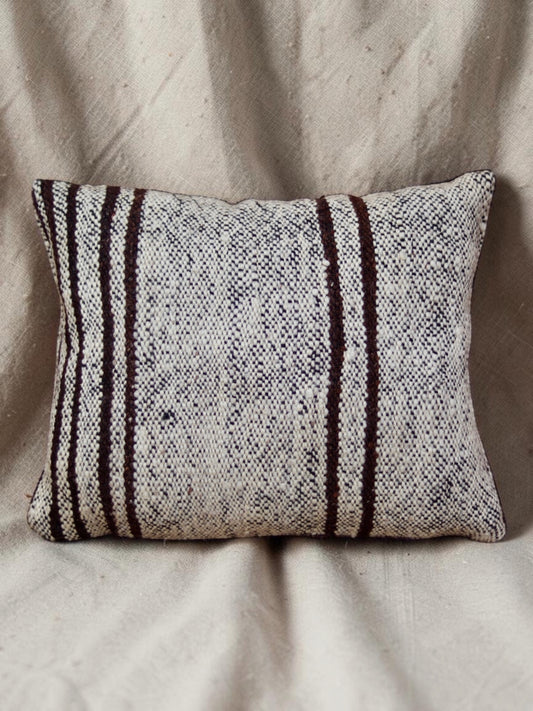 Moroccan Cushion Cover | Cream & Brown Stripe